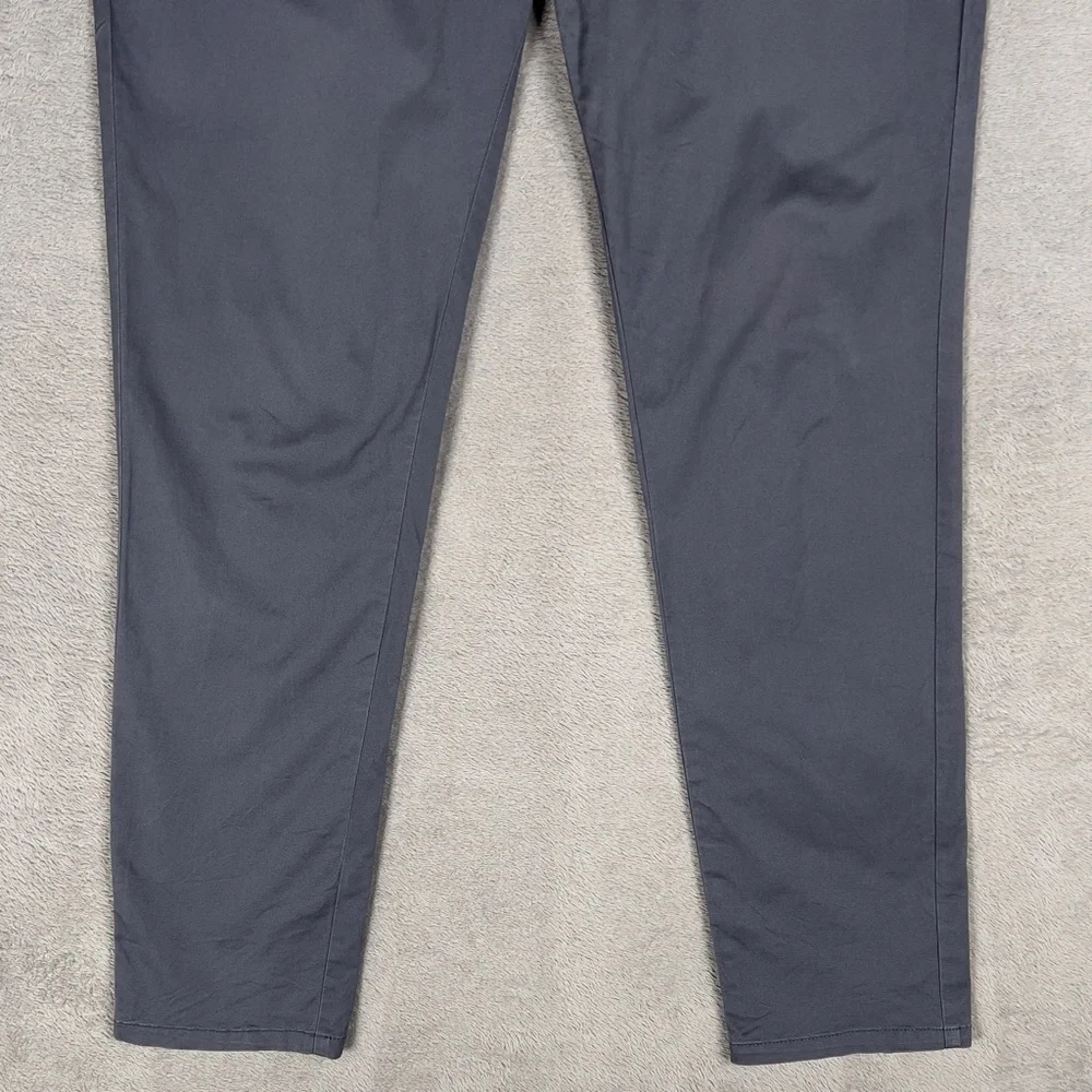 Vuori Collins Chino Pants Men's 30x31 Gray 5-Pocket Stretch Twill‎ Cotton V433